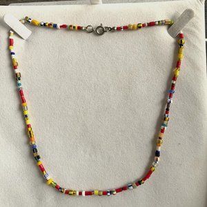 beaded necklace